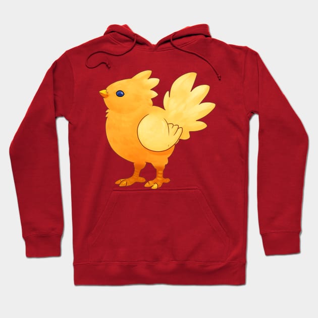 Chocobo Chick Hoodie by kickingshoes